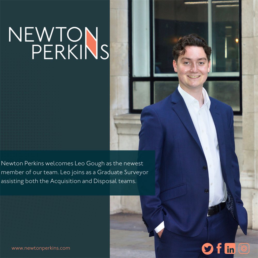 We welcome Leo Gough to the Newton Perkins Team!